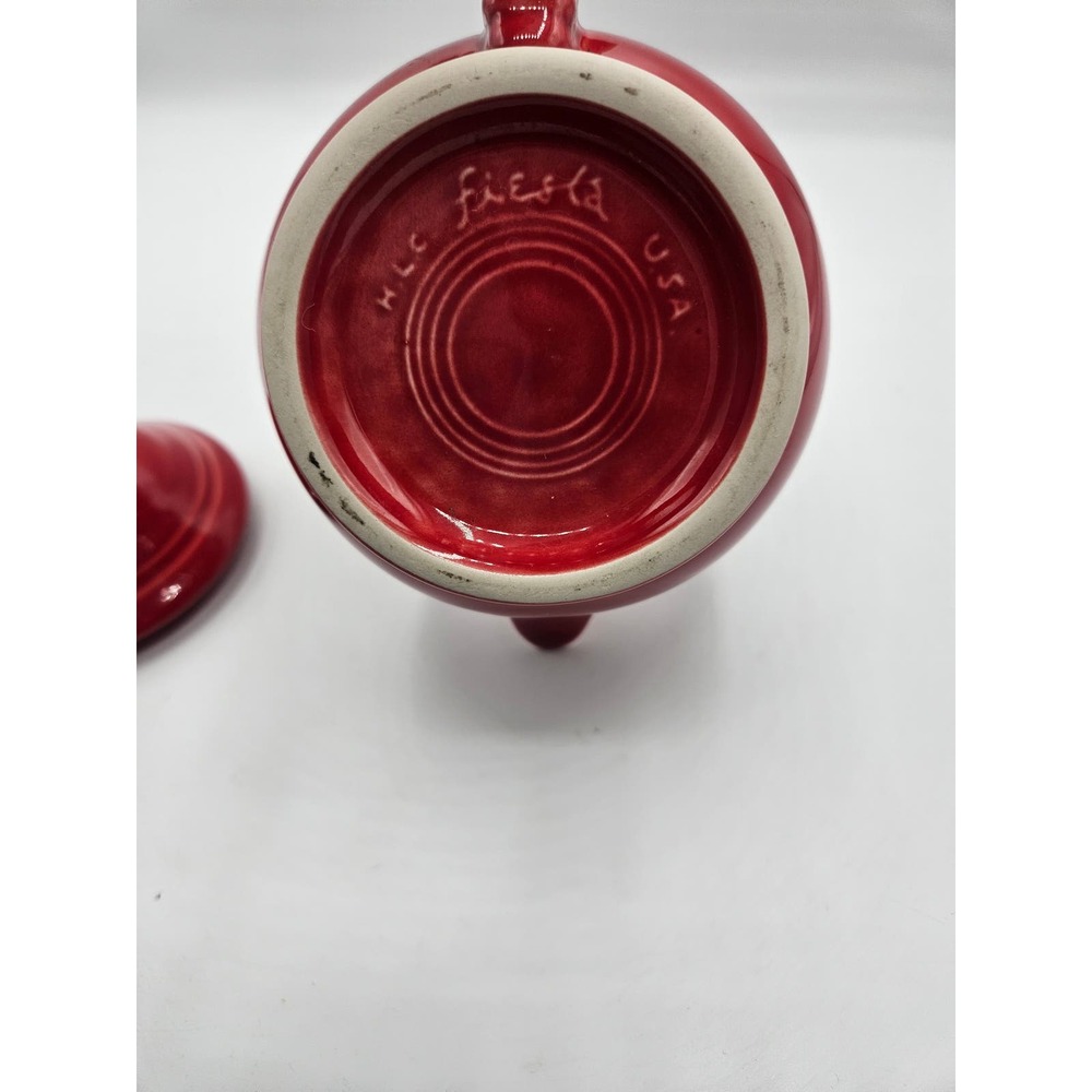 Homer Laughlin Fiestaware Small Teapot & Lid 5 inches 2 Cup Capacity - Picture 3 of 10